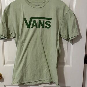 Vans Olive Green Logo Tee